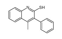 4-methyl-3-phenyl-1H-quinoline-2-thione Structure