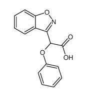 (1,2-benzisoxazol-3-yl)phenoxyacetic acid Structure