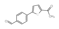 4-(5-Acetylthiophen-2-yl)benzaldehyde Structure