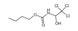 butyl (2,2,2-trichloro-1-hydroxyethyl)carbamate structure