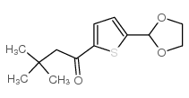 2,2-DIMETHYLPROPYL 5-(1,3-DIOXOLAN-2-YL)-2-THIENYL KETONE structure