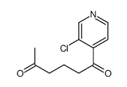 1-(3-CHLORO-4-PYRIDYL)-1,5-HEXANEDIONE structure