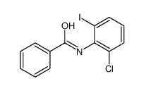 N-(2-chloro-6-iodophenyl)benzamide结构式