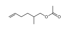 Acetat des trans-2-Methyl-hexen-(5)-ols-(1)结构式