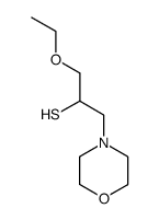 1-ethoxy-3-morpholin-4-yl-propane-2-thiol结构式