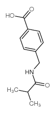 4-(Isobutyramidomethyl)benzoic acid Structure