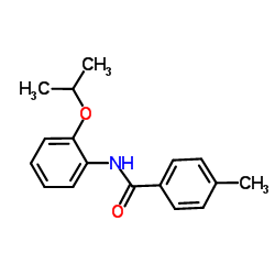 N-(2-Isopropoxyphenyl)-4-methylbenzamide结构式