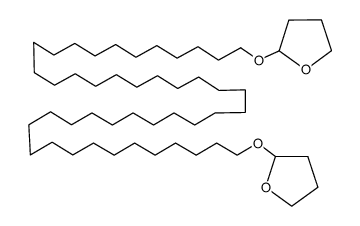 1,44-di(2-tetrahydrofuranyloxy)tetratetracontane结构式
