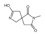 2-Methyl-2,7-diazaspiro[4.4]nonane-1,3,8-trione structure