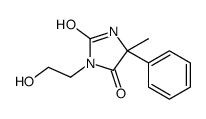 3-(2-hydroxyethyl)-5-methyl-5-phenylimidazolidine-2,4-dione Structure