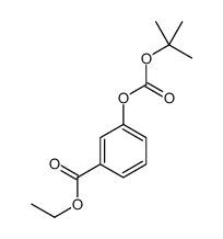 ethyl 3-[(2-methylpropan-2-yl)oxycarbonyloxy]benzoate Structure