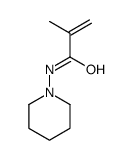2-methyl-N-piperidin-1-ylprop-2-enamide Structure