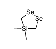 4,4-dimethyl-1,2,4-diselenasilolane Structure