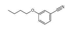 3-n-butoxybenzonitrile Structure