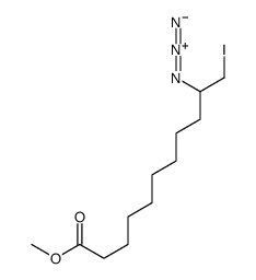 methyl 10-azido-11-iodoundecanoate Structure