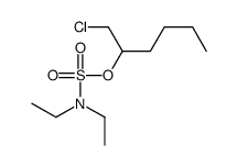 1-chlorohexan-2-yl N,N-diethylsulfamate Structure