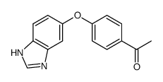 1-[4-(1H-benzimidazol-5-yloxy)phenyl]ethanone Structure