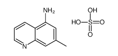 7-methylquinolin-5-amine,sulfuric acid结构式