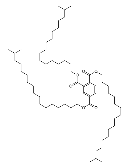 triisooctadecyl benzene-1,2,4-tricarboxylate Structure