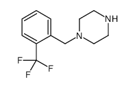 1-[2-(Trifluoromethyl)benzyl]piperazine结构式