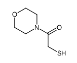 1-morpholin-4-yl-2-sulfanylethanone结构式