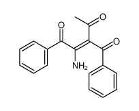 2-amino-3-benzoyl-1-phenylpent-2-ene-1,4-dione结构式