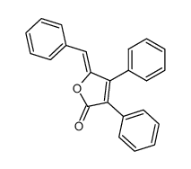 5-benzylidene-3,4-diphenyl-5H-furan-2-one Structure