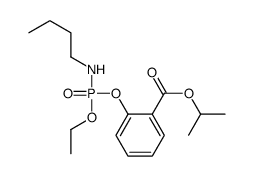 propan-2-yl 2-[butylamino(ethoxy)phosphoryl]oxybenzoate Structure