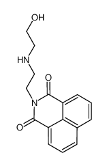 2-(2-((2-羟基乙基)氨基)乙基)-1H-苯并[de]异喹啉-1,3(2H)-二酮结构式