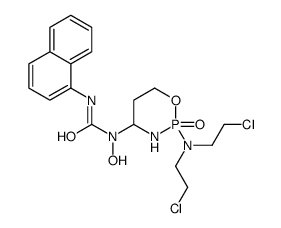 1-[2-[bis(2-chloroethyl)amino]-2-oxo-1,3,2λ5-oxazaphosphinan-4-yl]-1-hydroxy-3-naphthalen-1-ylurea Structure