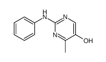 2-anilino-4-methylpyrimidin-5-ol结构式