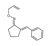 E,E-2-benzylidenecyclopentanone O-allyloxime Structure