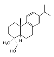 4-Hydroxymethyl-4-hydroxy-18,19-bis-nor-abieta-8,11,13-trien结构式