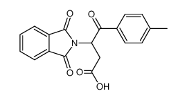 3-Phthalimido-4-oxo-4-p-tolyl-buttersaeure结构式