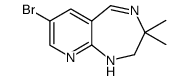 7-bromo-3,3-dimethyl-2,3-dihydro-1H-pyrido[2,3-e][1,4]diazepine结构式