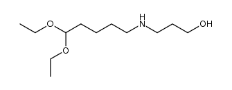 3-(5,5-diethoxy-pentylamino)-propan-1-ol Structure