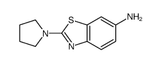 6-Benzothiazolamine,2-(1-pyrrolidinyl)-(9CI) Structure