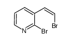 (Z)-2-bromo-3-(2-bromovinyl)pyridine Structure