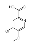 4-Chloro-5-Methoxy-pyridine-2-carboxylic acid structure
