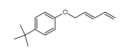 1-(tert-butyl)-4-(penta-2,4-dien-1-yloxy)benzene Structure