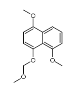 1,5-dimethoxy-4-(methoxymethoxy)naphthalene结构式