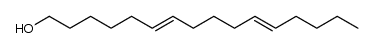 (6E,11E)-6,11-Hexadecadien-1-ol Structure