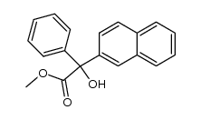 methyl 2-hydroxy-2-(naphthalen-2-yl)-2-phenylacetate结构式