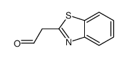 2-Benzothiazoleacetaldehyde(9CI) structure