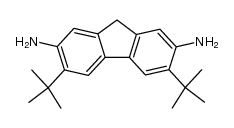 2,7-diamino-3,6-di-t-butylfluorene结构式
