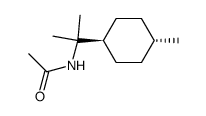 N-p-menth-8-ylacetamide结构式