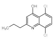 5,8-DICHLORO-2-PROPYL-4-QUINOLINOL structure
