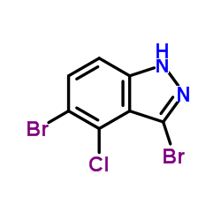 3,5-Dibromo-4-chloro-1H-indazole picture