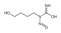 N-(4-Hydroxybutyl)-N-nitrosourea结构式