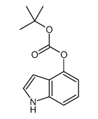 tert-butyl 1H-indol-4-yl carbonate structure